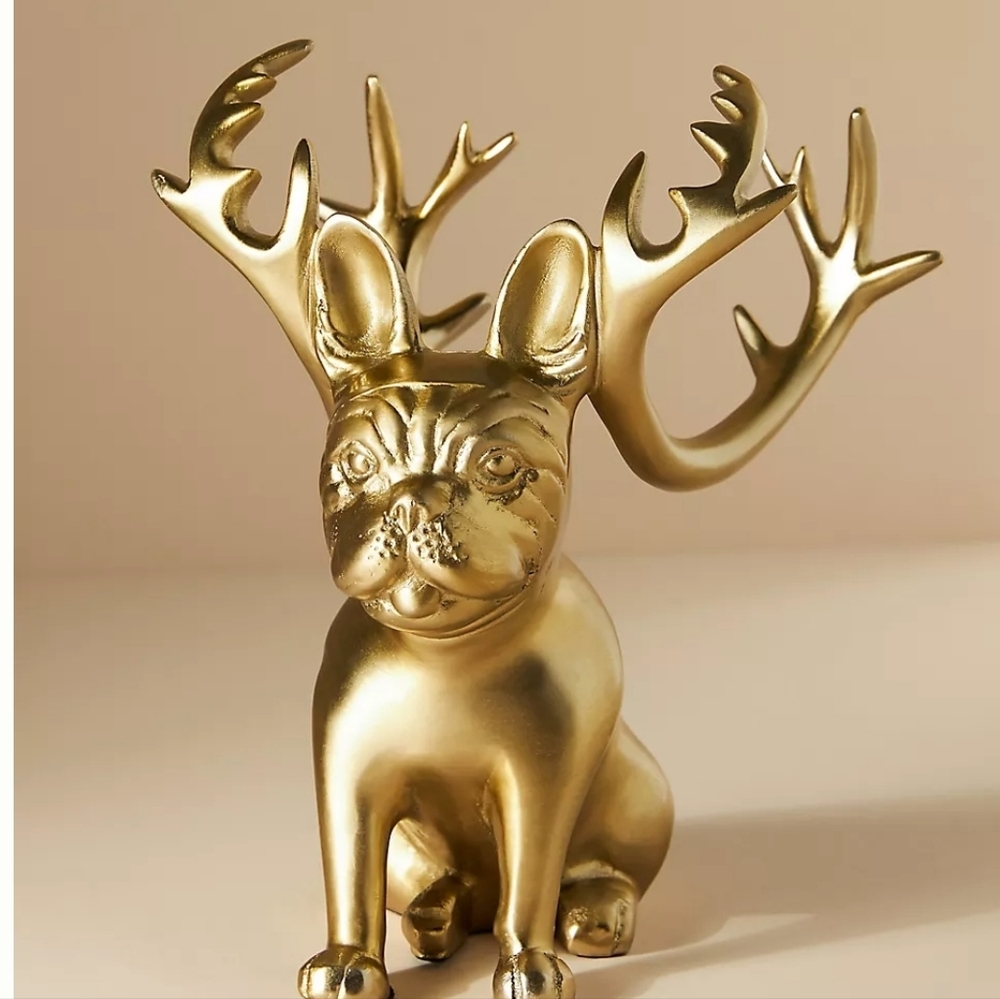 Anthropologie Frenchie Wine Bottle Holder